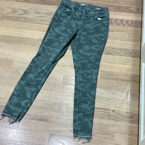 Old Navy Green Camo Skinny Jeans